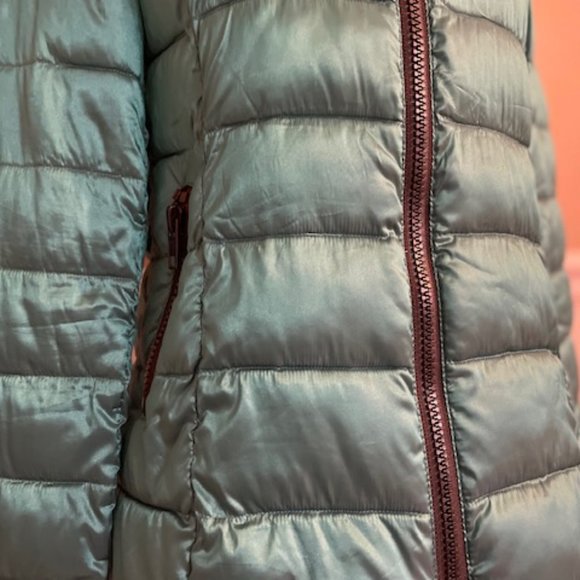 A.N.A Packable Teal Down Coat Sz S - Picture 7 of 10